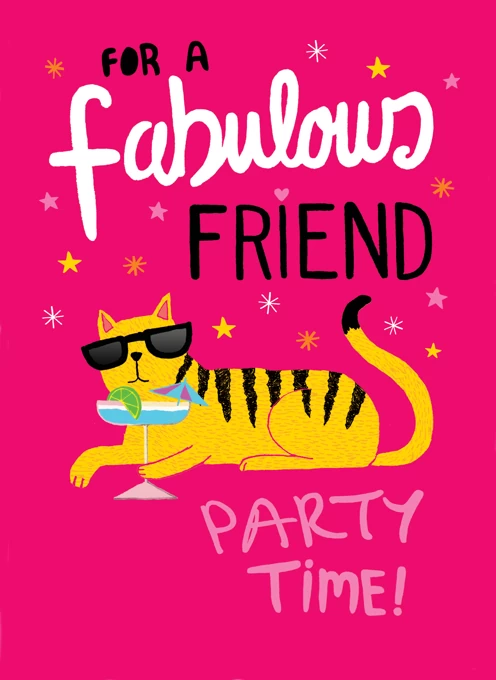 Fabulous Friend Party Cat