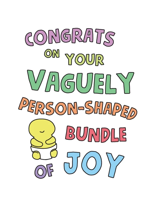 Congrats On Your Vaguely Person-Shaped Bundle