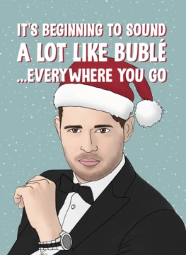 Michael Bublé Christmas Card