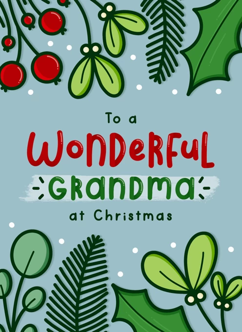 To a Wonderful Grandma