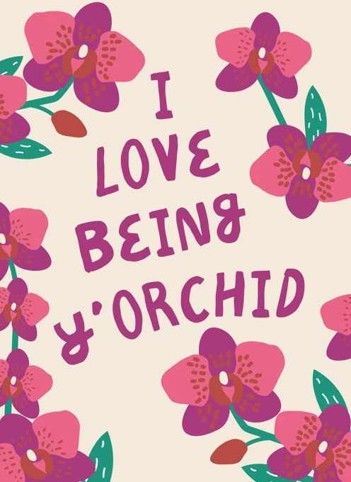 Funny Orchid Pun
