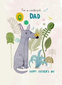 Nature Dog Dad Father's Day Card