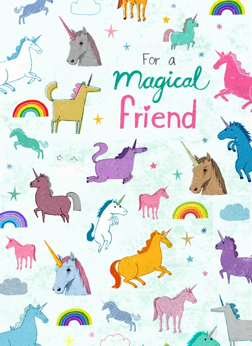 Magical Friend Unicorn Design