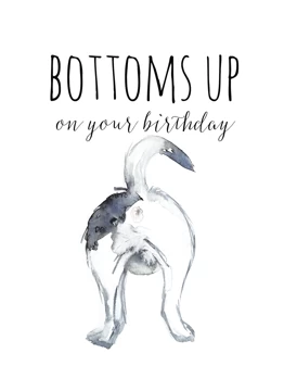 Bottoms Up Birthday