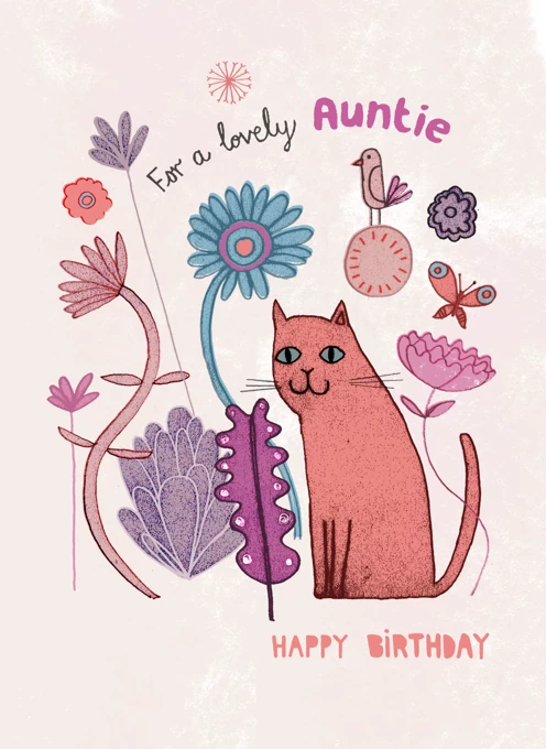 Auntie Nature Cat Birthday