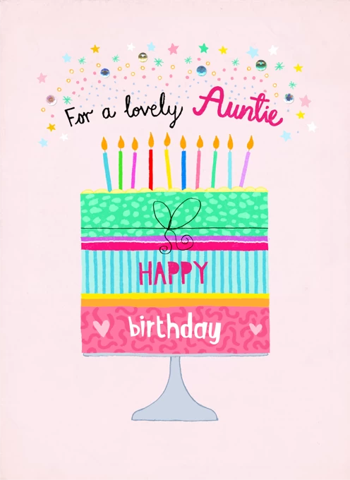 Auntie Birthday Cake