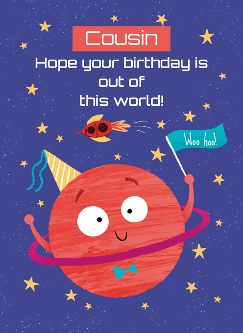 Outer Space Planet Cousin Birthday