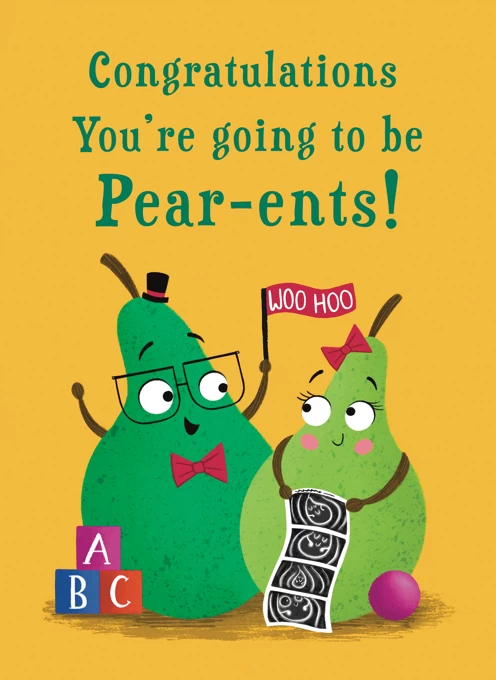 Congratulations You're going to be Pear-ents!