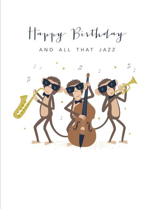 Happy Birthday Monkey Jazz