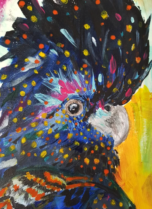 Original Art - Black Cockatoo