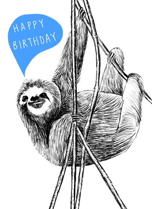 Birthday Sloth