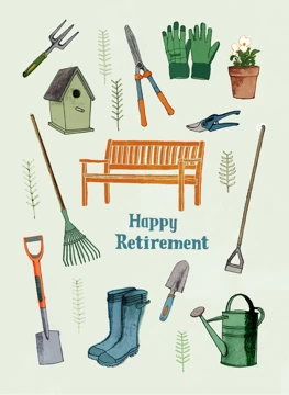 Happy Retirement - Garden
