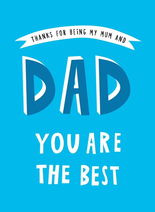 Dad Thank You For Being My Mum And Dad
