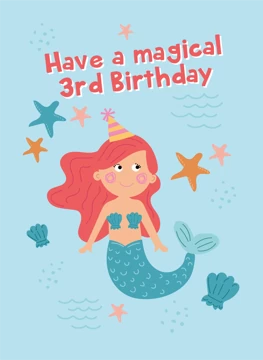 Ocean Magic Happy 3rd Birthday