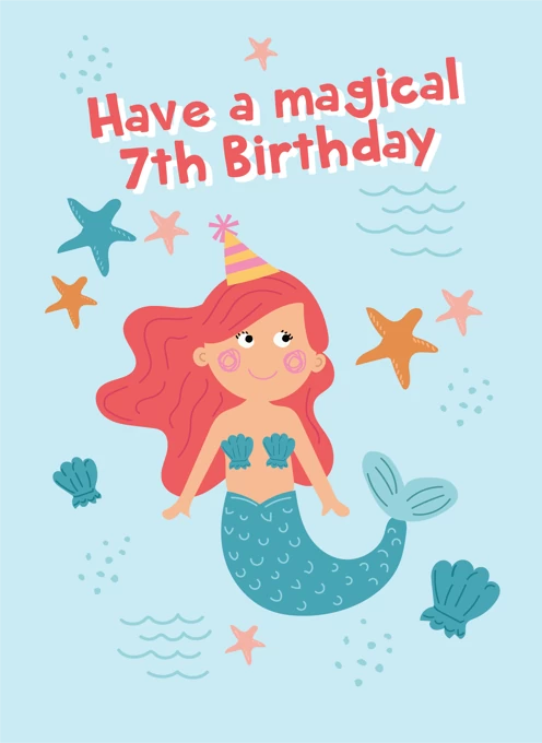 Ocean Magic Happy 7th Birthday