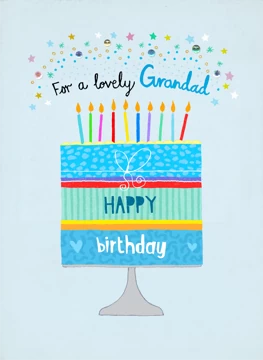 Grandad Birthday Cake Design