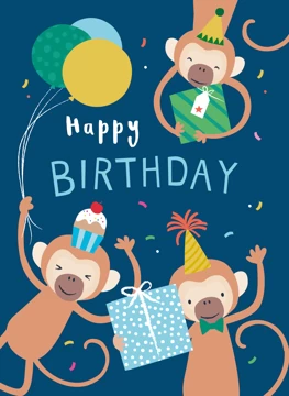 Fun Birthday Monkeys