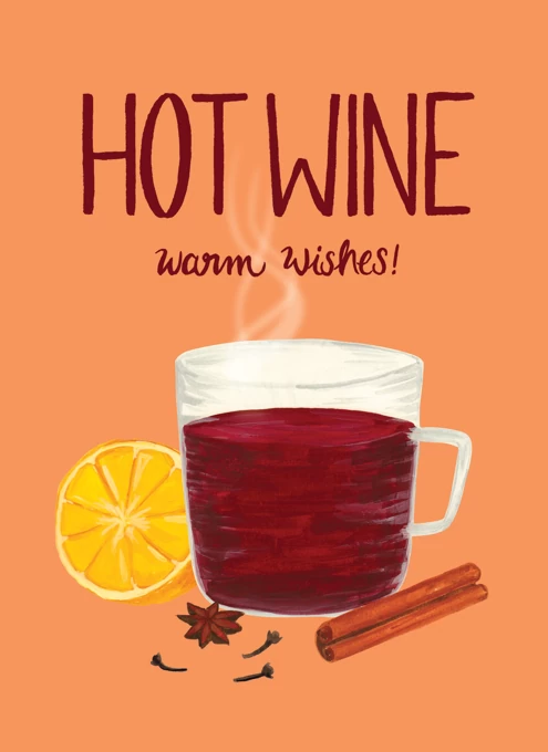 Hot Wine Warm Wishes - Holidays/Christmas