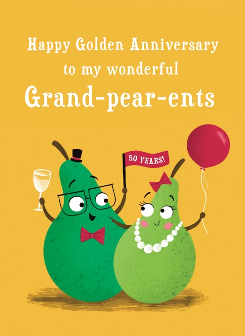Grand-pear-ents 50th Golden Anniversary