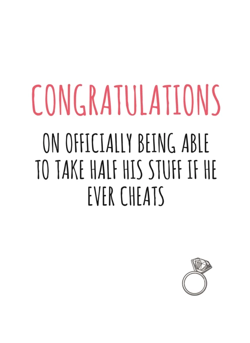 Congratulations On Taking Half His Stuff...