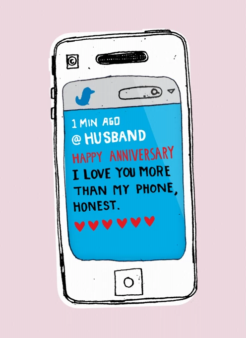 Husband Anniversary Mobile Phone design