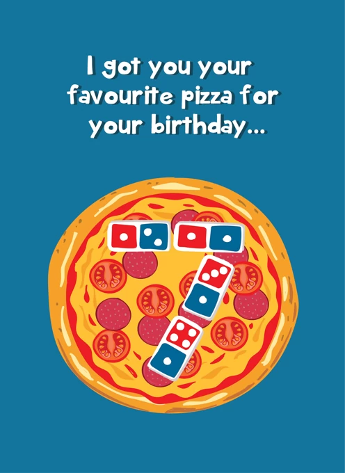 Favourite Pizza - 7th Birthday