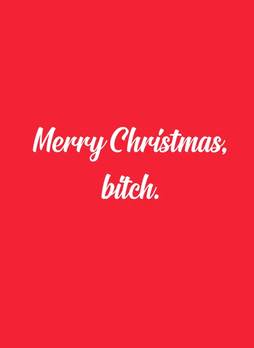 Merry Christmas, Bitch