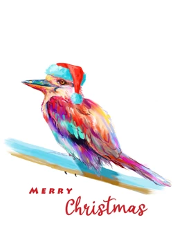Kookaburra Santa - Merry Christmas