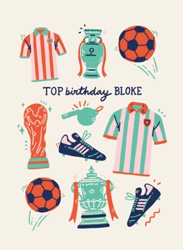 Top Birthday Bloke Football