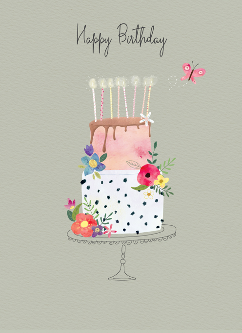 Birthday Drip Cake