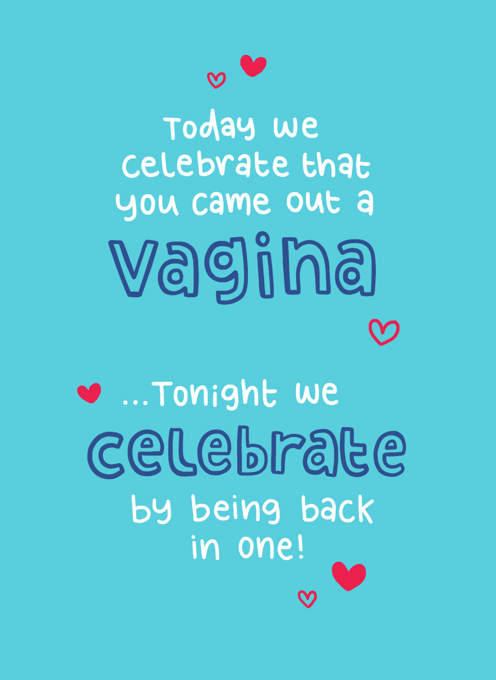 Celebratory Vagina Birthday