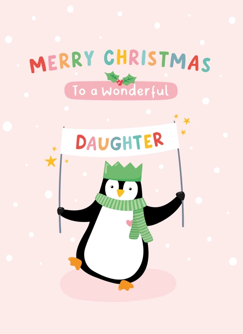 Penguin Christmas - Daughter