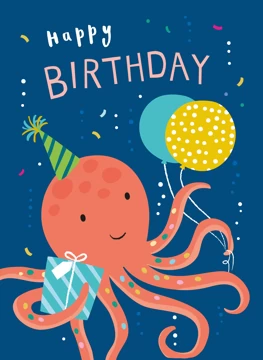 Fun Octopus Birthday