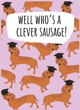 Clever Sausage Happy Graduation