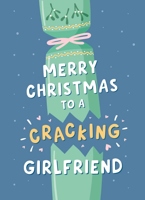 Cracking Girlfriend Christmas Card