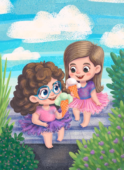 Girl and Ice Cream