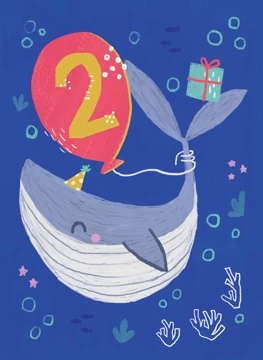 2nd Birthday Whale