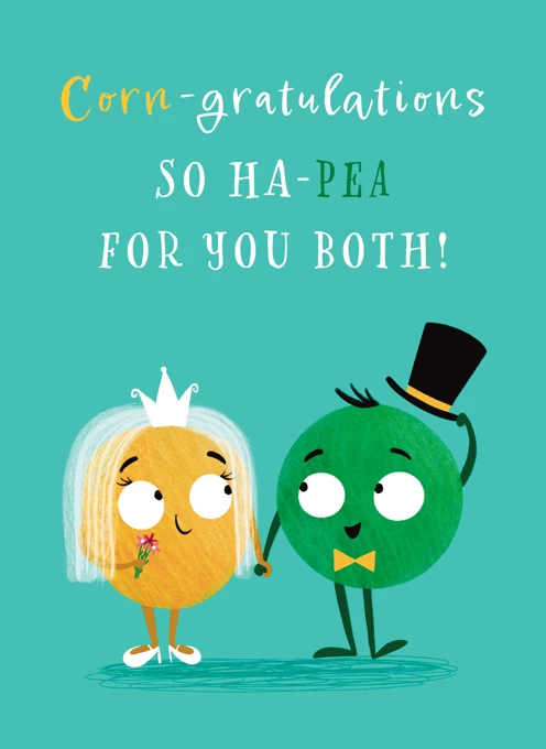 Congratulations Sweetcorn and Pea