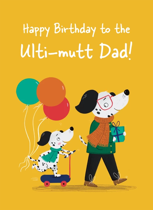 Dad Dog Birthday