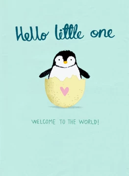 Penguin New Baby Welcome