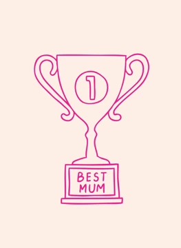 Trophy Mum Pink