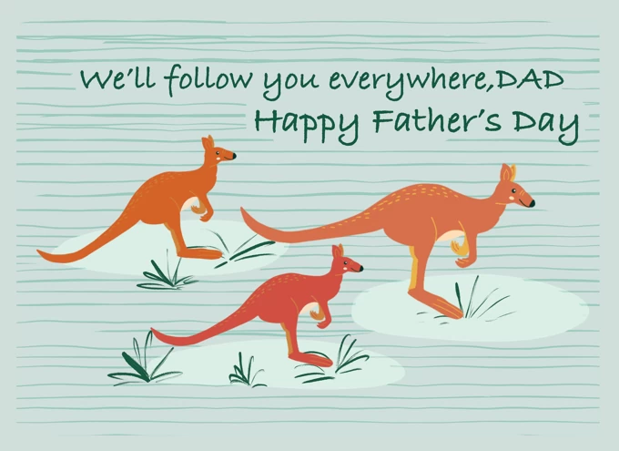 Father's Day Kangaroos