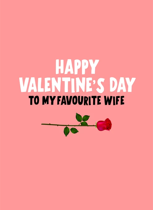 To My Favourite Wife