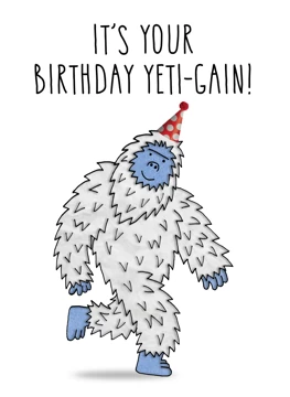 Birthday Yeti 'gain
