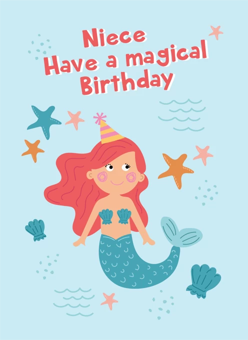 Ocean Magic Happy Birthday Niece