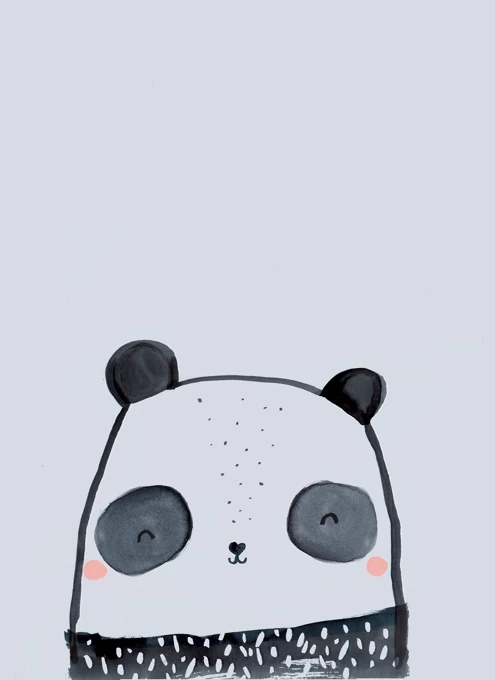Inky Line Panda