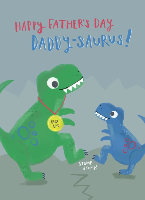 T-rex Dinosaurs - Daddy-saurus!