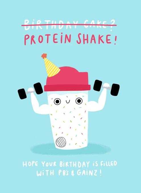 Birthday Cake/Protein Shake!