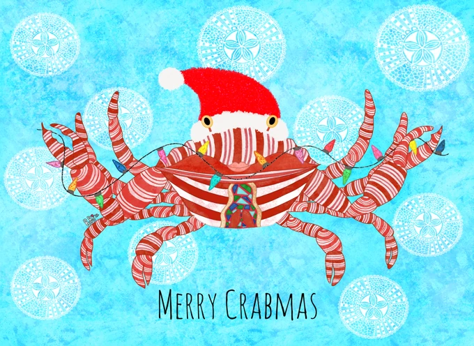Merry Crabmas Holiday Card