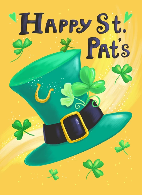 Happy St.Pat's Luck Shamrock Hat